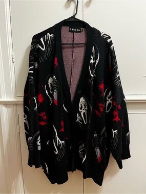 A Blackstar Co. Scream Cardigan Sweater